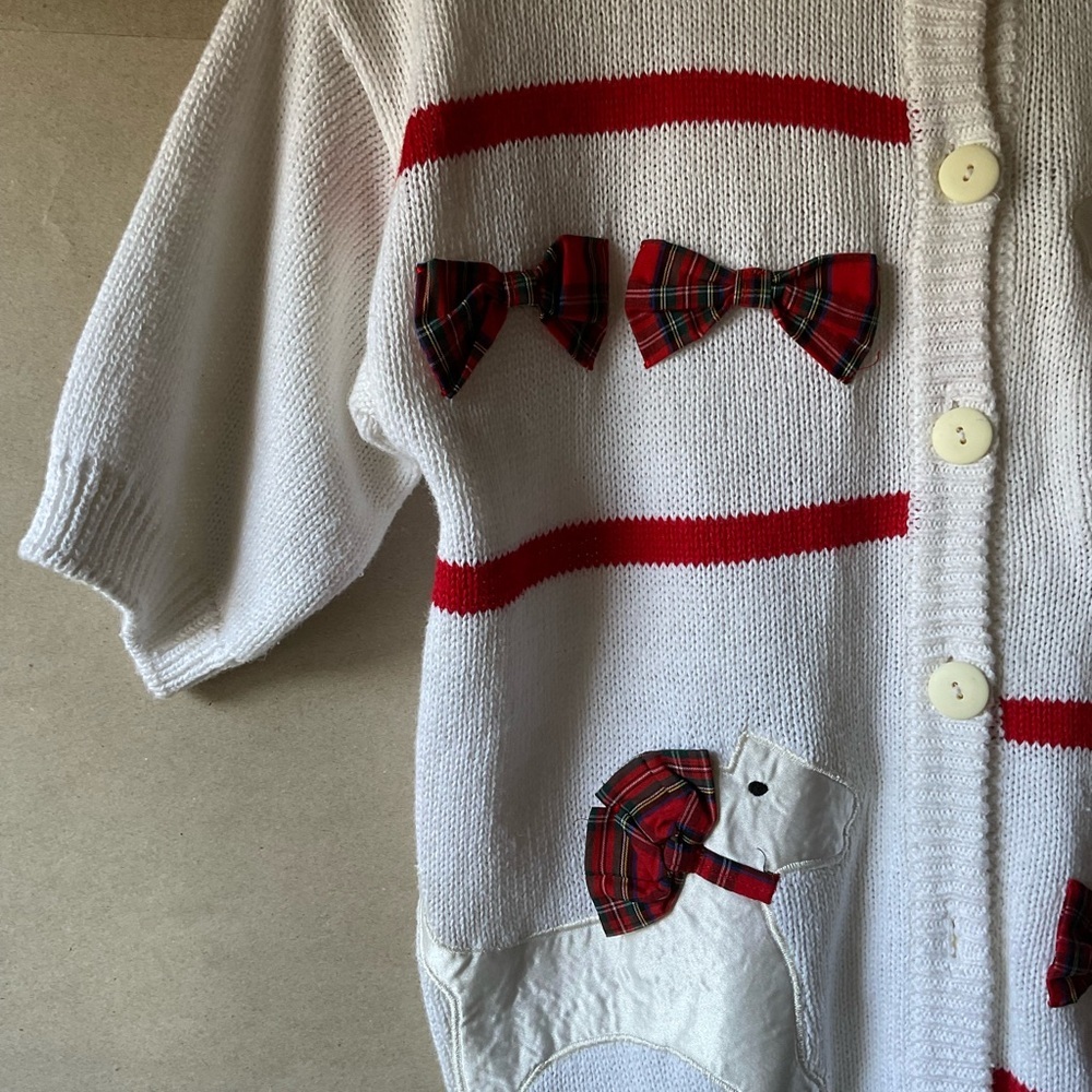 Spice of Life cardigan. White. Ramie cotton. Size L. - Picture 2 of 7